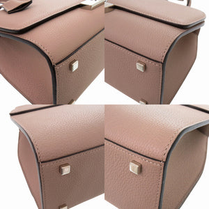 新品同様 モワナ 2WAY レジェンヌMM レザー ベージュ ハンドバッグ 1499【中古】MOYNAT