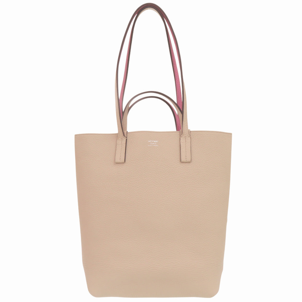 美品 モワナ 2WAY クワトロ リバーシブル 241-003-495-8785 レザー ピンク トートバッグ 1501【中古】MOYNAT
