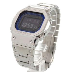 未使用 カシオ G-SHOCK フルメタル GMW-B5000D-2JF ブラック 黒文字盤 ブルー SS メタル タフソーラー 腕時計 1530【中古】CASIO