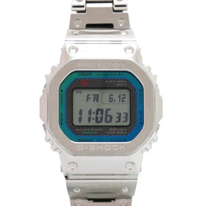 未使用 カシオ G-SHOCK フルメタル GMW-B5000PC-1JF SS メタル ブラック ブルー タフソーラー 腕時計 1531【中古】CASIO