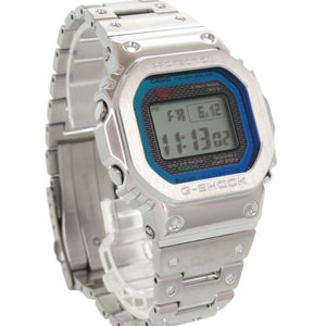 未使用 カシオ G-SHOCK フルメタル GMW-B5000PC-1JF SS メタル ブラック ブルー タフソーラー 腕時計 1531【中古】CASIO