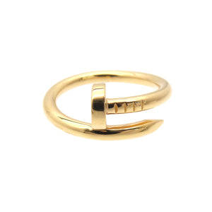 新品同様 カルティエ ジュストアンクル 750PG リング 指輪 K18 ピンクゴールド #60 ジュエリー 1536【中古】CARTIER