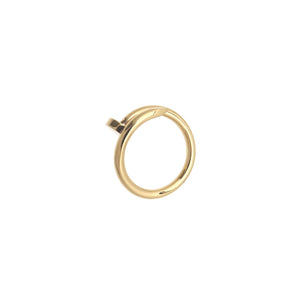 新品同様 カルティエ ジュストアンクル 750PG リング 指輪 K18 ピンクゴールド #60 ジュエリー 1536【中古】CARTIER