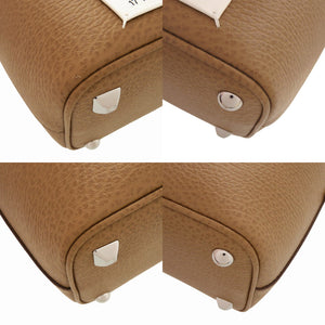 美品 メゾン マルジェラ 2WAY 5AC ハンドバッグ S61WG0035 ショルダーバッグ レザー キャンバス ベージュ 1609【中古】Maison Margiela