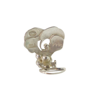 ジョージジェンセン ぶどうモチーフ イヤリング シルバー925 クリップ式 シルバー 1623【中古】Georg Jensen