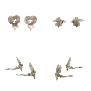 ジョージジェンセン ぶどうモチーフ イヤリング シルバー925 クリップ式 シルバー 1623【中古】Georg Jensen