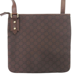 美品 グッチ 257246 GGスプリーム ブラウン ショルダーバッグ 茶 1624【中古】GUCCI