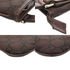 美品 グッチ 257246 GGスプリーム ブラウン ショルダーバッグ 茶 1624【中古】GUCCI