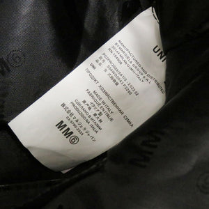 美品 エムエムシックス メゾン マルジェラ レザー ブラック ハンドバッグ 黒 1625-1【中古】MM6 Maison Margiela