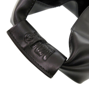 美品 エムエムシックス メゾン マルジェラ レザー ブラック ハンドバッグ 黒 1625-1【中古】MM6 Maison Margiela