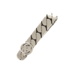 グッチ マネークリップ インターロッキングG 678646 シルバー925 シルバー 1633【中古】GUCCI メンズ