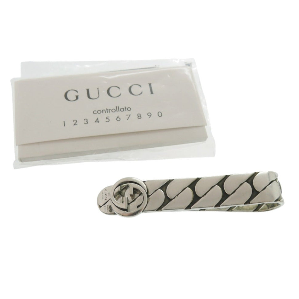 グッチ マネークリップ インターロッキングG 678646 シルバー925 シルバー 1633【中古】GUCCI メンズ