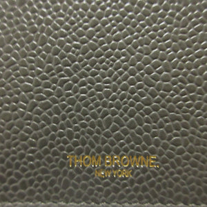新品同様 トムブラウン MAW237A レザー グレー カードケース コインケース フラグメントケース 1640【中古】THOM BROWNE
