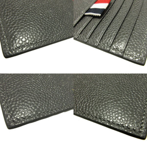 新品同様 トムブラウン MAW237A レザー グレー カードケース コインケース フラグメントケース 1640【中古】THOM BROWNE