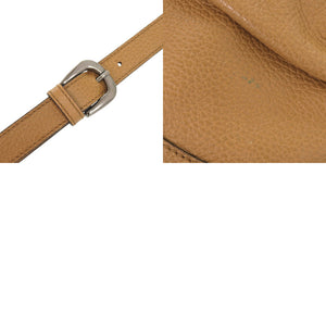美品 グッチ アビー 265691 レザー キャメル ショルダーバッグ ブラウン 1643【中古】GUCCI