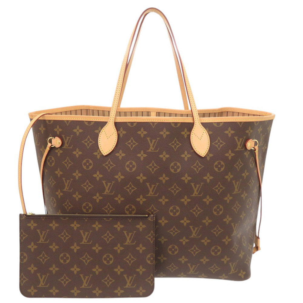 新品同様 ルイ ヴィトン ネヴァーフルGM ポーチ付 モノグラム M40990 トートバッグ LV 1668【中古】LOUIS VUITTON
