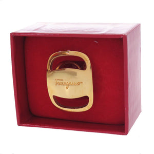 美品 サルヴァトーレフェラガモ ヴァラ 0089560 スカーフリング メタル ゴールド 金 0004【中古】Salvatore Ferragamo