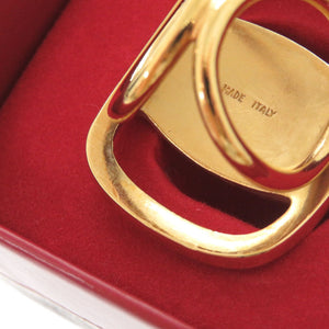 美品 サルヴァトーレフェラガモ ヴァラ 0089560 スカーフリング メタル ゴールド 金 0004【中古】Salvatore Ferragamo
