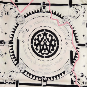 新品同様 エルメス カレ55 馬着 京都マーブル シルク マルチカラー スカーフ 0087【中古】HERMES