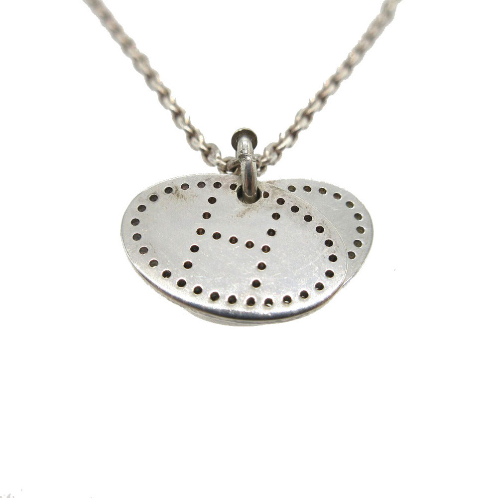 美品 エルメス エクリプス エブリン オーバル ネックレス シルバー925 シルバー 0494【中古】HERMES