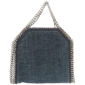 新品同様 ステラマッカートニー ファラベラ タイニー ポリエステル コットン ブルー 2WAY ショルダーバッグ 1254【中古】Stella McCartney