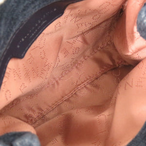 新品同様 ステラマッカートニー ファラベラ タイニー ポリエステル コットン ブルー 2WAY ショルダーバッグ 1254【中古】Stella McCartney