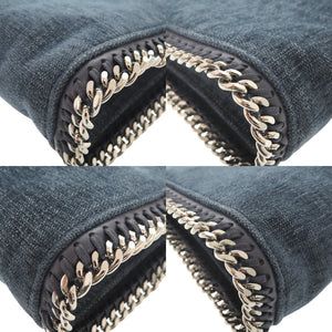 新品同様 ステラマッカートニー ファラベラ タイニー ポリエステル コットン ブルー 2WAY ショルダーバッグ 1254【中古】Stella McCartney