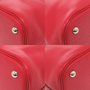美品 エルメス ボリード31 トリヨンクレマンス ルージュヴィフ シルバー金具 □Q刻印 ハンドバッグ 赤 1671 【中古】 HERMES