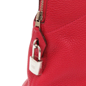 美品 エルメス ボリード31 トリヨンクレマンス ルージュヴィフ シルバー金具 □Q刻印 ハンドバッグ 赤 1671 【中古】 HERMES