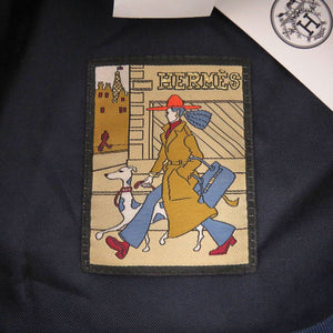 新品同様 エルメス ドゥーヴィル セリエボタン キャスケットカシミヤ ブルー 帽子 青 1359【中古】HERMES