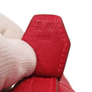 美品 エルメス ボリード31 トリヨンクレマンス ルージュヴィフ シルバー金具 □Q刻印 ハンドバッグ 赤 1671 【中古】 HERMES