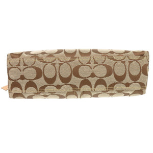 新品同様 コーチ シグネチャー 8K01 キャンバス/レザー ベージュ ショルダーバッグ 0664【中古】COACH