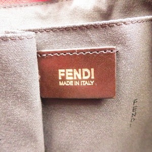 美品 フェンディ ズッキーノ レッド PVC 8BH215 ゴールド金具 トートバッグ バッグ 赤 0076 【中古】 FENDI