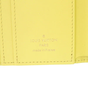 新品同様 ルイ ヴィトン ポルトフォイユ カプシーヌ XS M83610 ICチップ トリヨンレザー イエロー 三つ折り財布 LV 0461【中古】LOUIS VUITTON