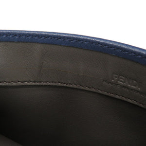 新品同様 フェンディ ピーカブー 8M0377 レザー ネイビー 長財布 二つ折り長財布 0953【中古】FENDI