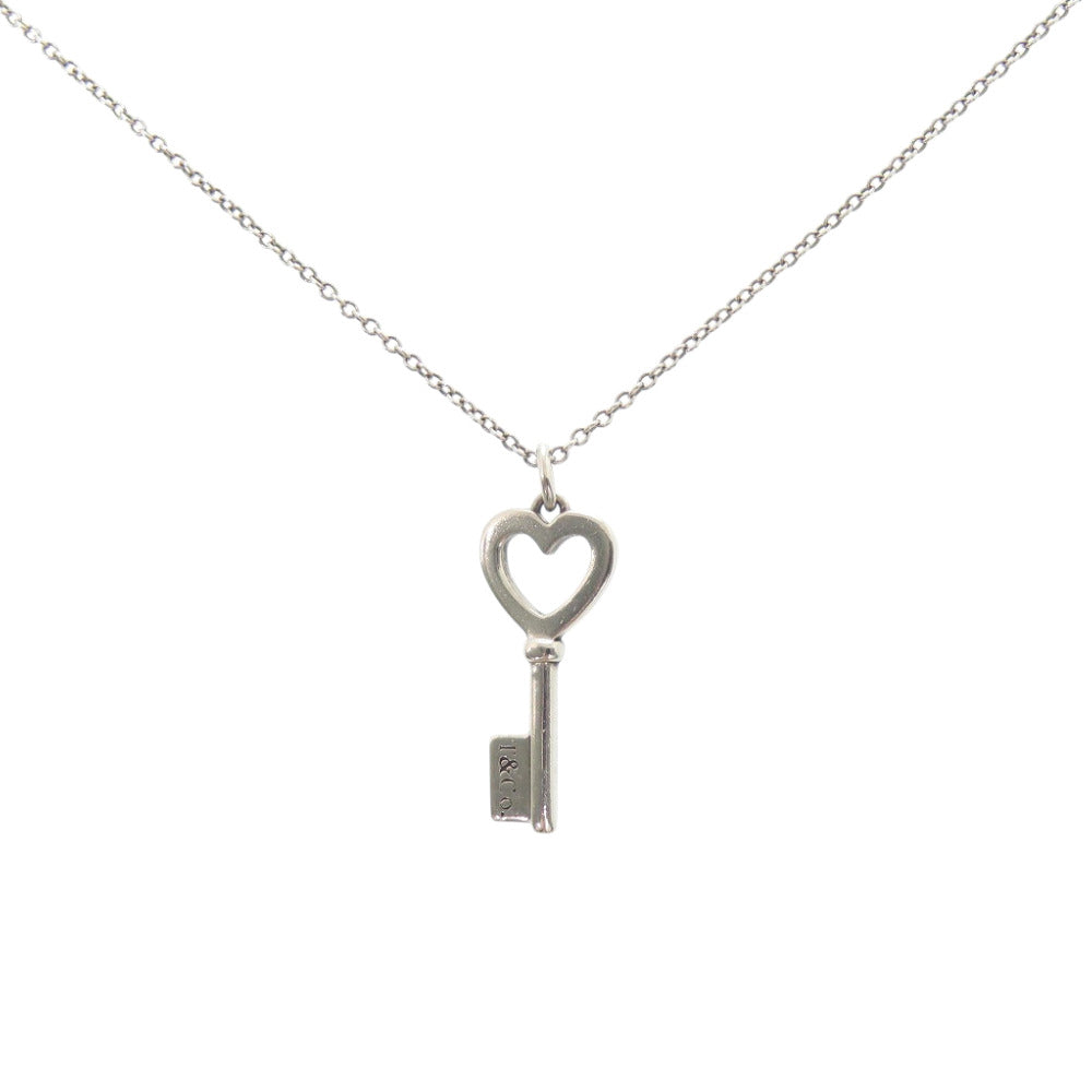 ティファニー ハートキー ネックレス シルバー925/シルバー925 シルバー 0851【中古】TIFFANY&Co.