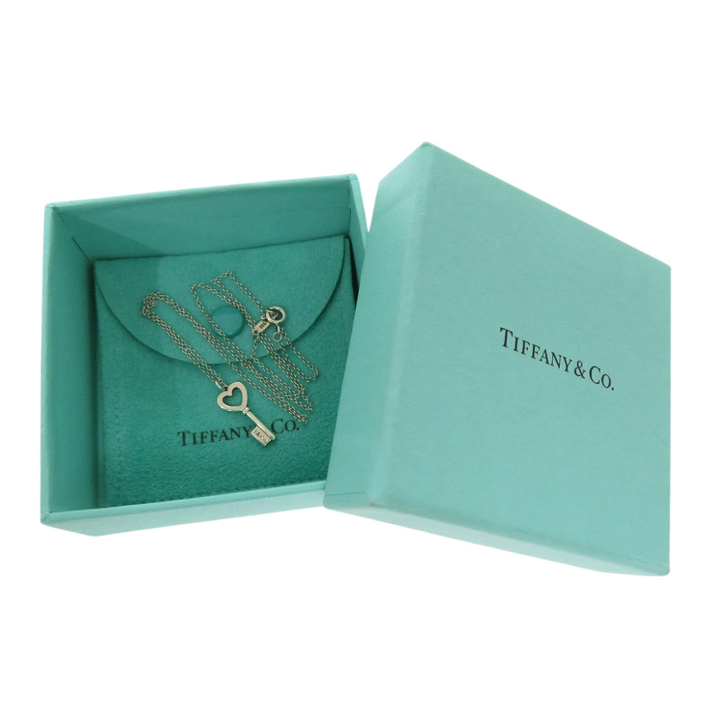 ティファニー ハートキー ネックレス シルバー925/シルバー925 シルバー 0851【中古】TIFFANY&Co.