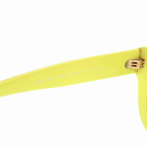 新品同様 ドルチェアンドガッバーナ レオパード プラスチック ネオンイエロー サングラス 1697【中古】DOLCE&GABBANA