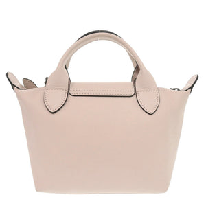 新品同様 ロンシャン ル プリアージュ エクストラ XS L1500987542 レザー ヌード 2way ハンドバッグ ピンク 1700【中古】Longchamp