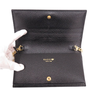 未使用品 グッチ × アディダス 621892 レザー ホワイト チェーンショルダーバッグ 0936【中古】GUCCI