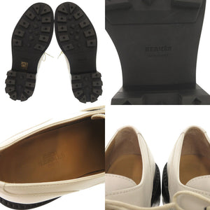 新品同様 エルメス ダービー ファースト ケリー金具 サイズ35 レザー ベージュ グレーズ ローファー 靴 0700【中古】HERMES