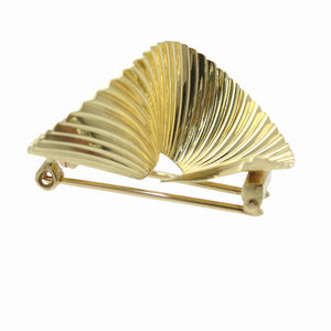 新品同様 ティファニー K14YG アンティーク ブローチ イエローゴールド ジュエリー 0862【中古】TIFFANY&Co.