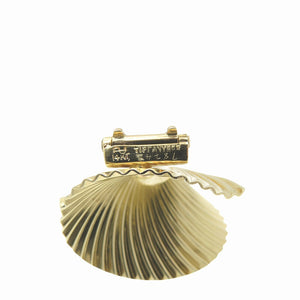 新品同様 ティファニー K14YG アンティーク ブローチ イエローゴールド ジュエリー 0862【中古】TIFFANY&Co.