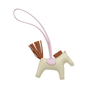 新品同様 エルメス ロデオPM チャーム  アニョーミロ クレ/ゴールド/モーヴペール U刻印(2022年製) 1491【中古】HERMES