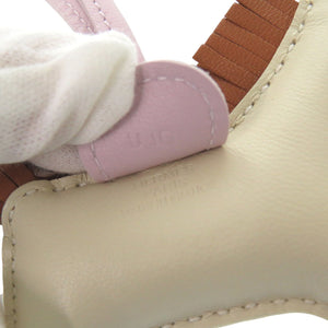 新品同様 エルメス ロデオPM チャーム  アニョーミロ クレ/ゴールド/モーヴペール U刻印(2022年製) 1491【中古】HERMES