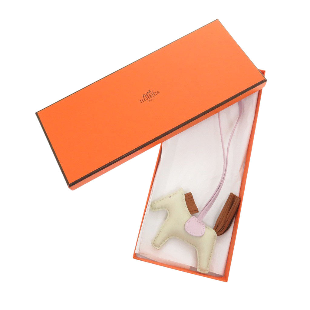 新品同様 エルメス ロデオPM チャーム  アニョーミロ クレ/ゴールド/モーヴペール U刻印(2022年製) 1491【中古】HERMES