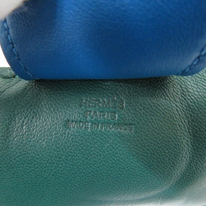 美品 エルメス ロデオGM アニョーミロ マラカイト ブルーザンジバル ライム バッグチャーム 緑 0533【中古】HERMES