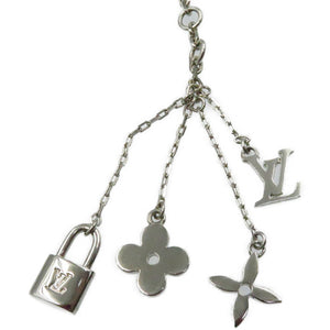 美品 ルイ ヴィトン ソトワールヴェール アンクルージョン M65544 ブルー シルバー金具 ストーン ネックレス アクセサリー 0219 【中古】 LOUIS VUITTON