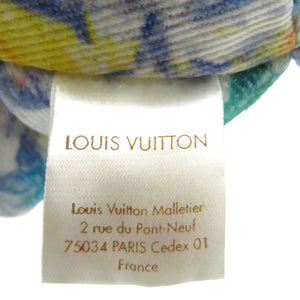 新品同様 ルイヴィトン モノグラム ドゥドゥ ルイ GI0502 ぬいぐるみ オーガニックコットン ブルー LV 0209【中古】LOUIS VUITTON