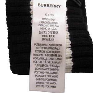 未使用品 バーバリー ウール ペールブルー ネックウォーマー 0775【中古】BURBERRY